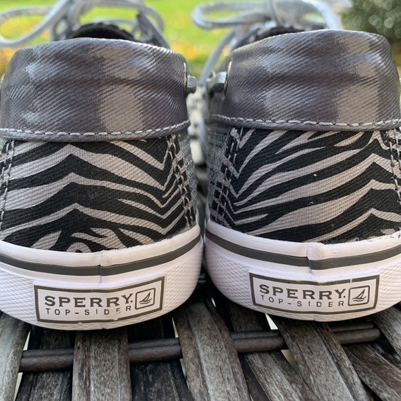 SPERRY TOP-SIDER Bahama Boat Shoe - Grey Multi Animal - Picture 15 of 15
